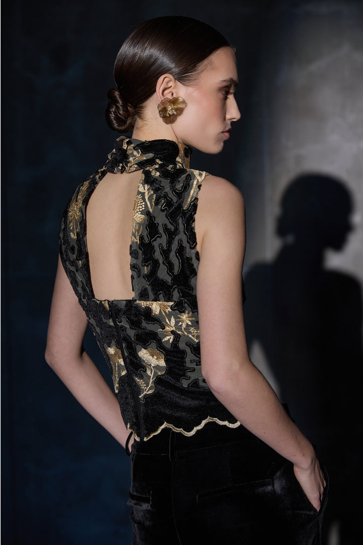 Bruuns Bazaar Women HydriaBBDurasa top Bluser Black / Gold