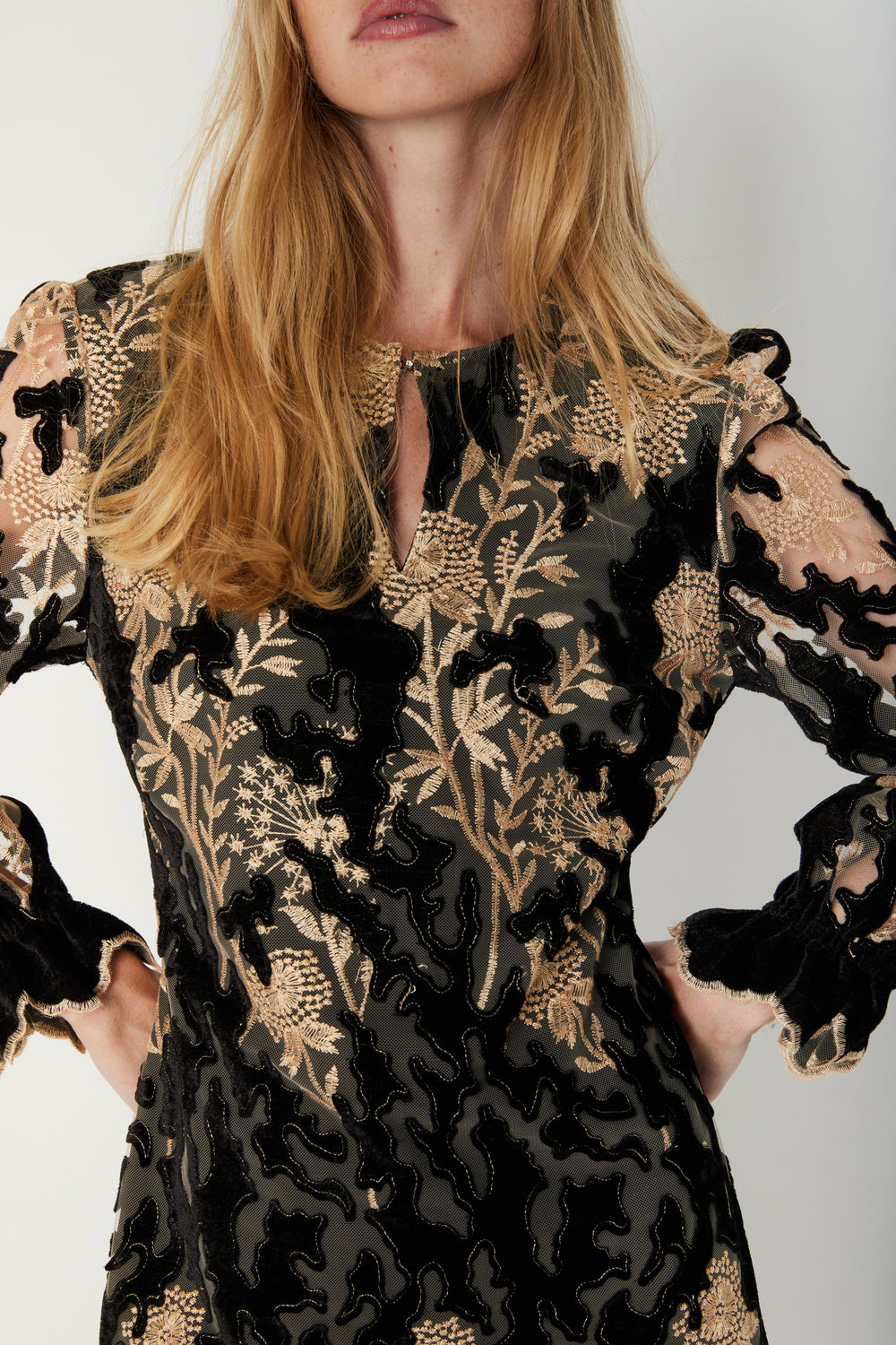 Bruuns Bazaar Women HydriaBBKela kjole Kjoler Black / Gold