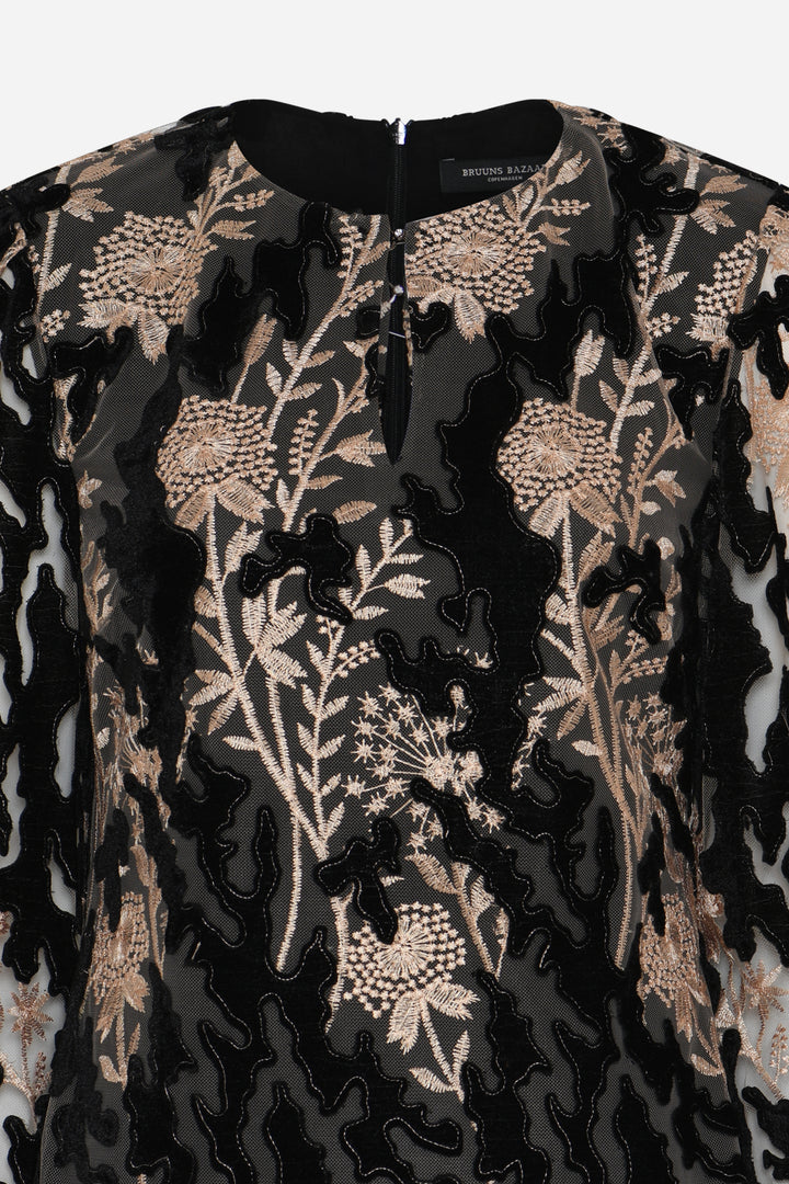 Bruuns Bazaar Women HydriaBBKela kjole Kjoler Black / Gold