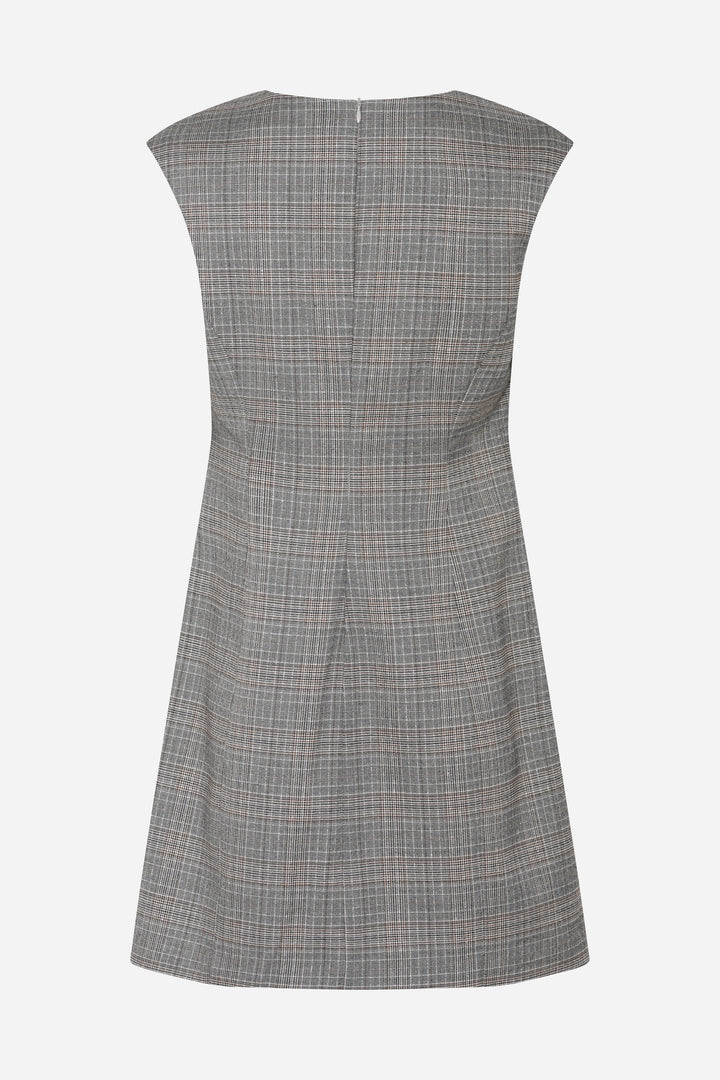 Bruuns Bazaar Women IpomoeaBBLenesa kjole Kjoler Brown Check