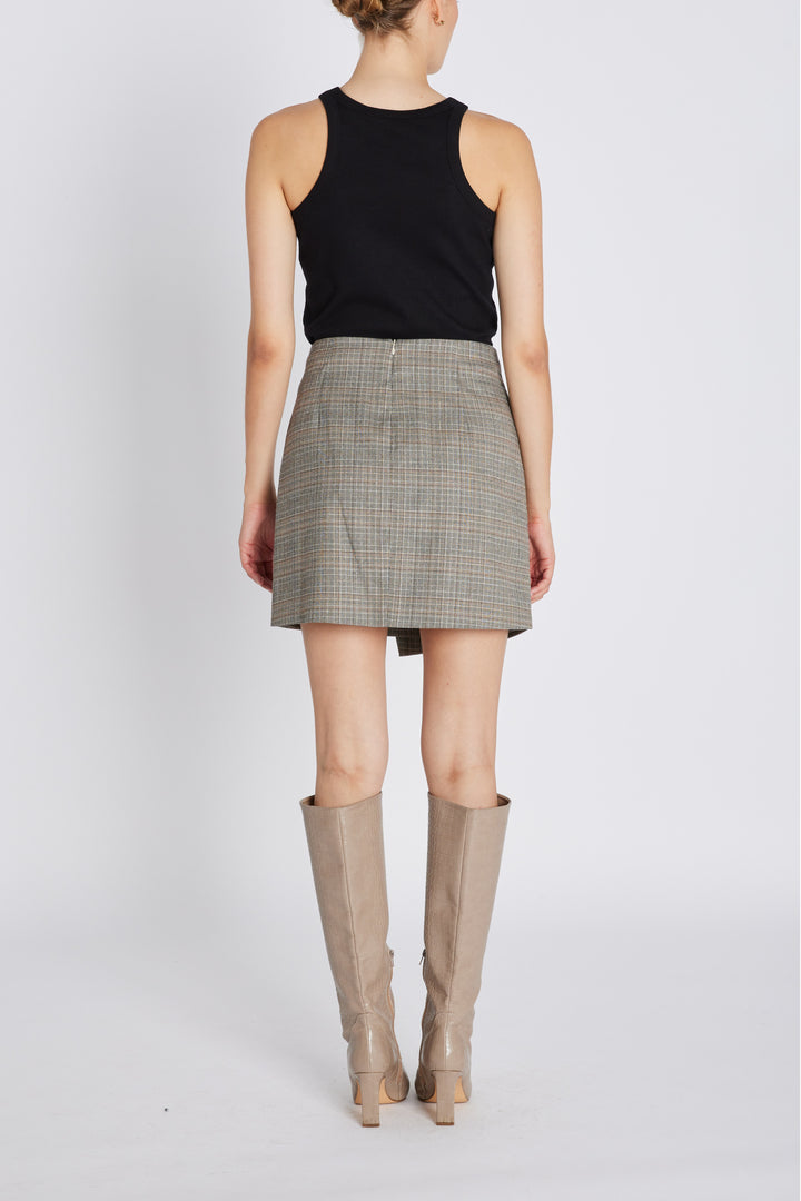 Bruuns Bazaar Women IpomoeaBBMaina nederdel Nederdele Brown Check