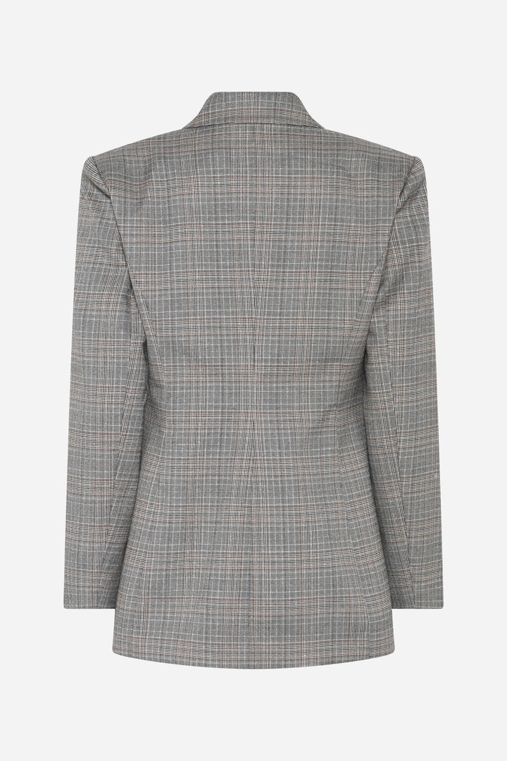 Bruuns Bazaar Women IpomoeaBBTuxana blazer Blazere Brown Check