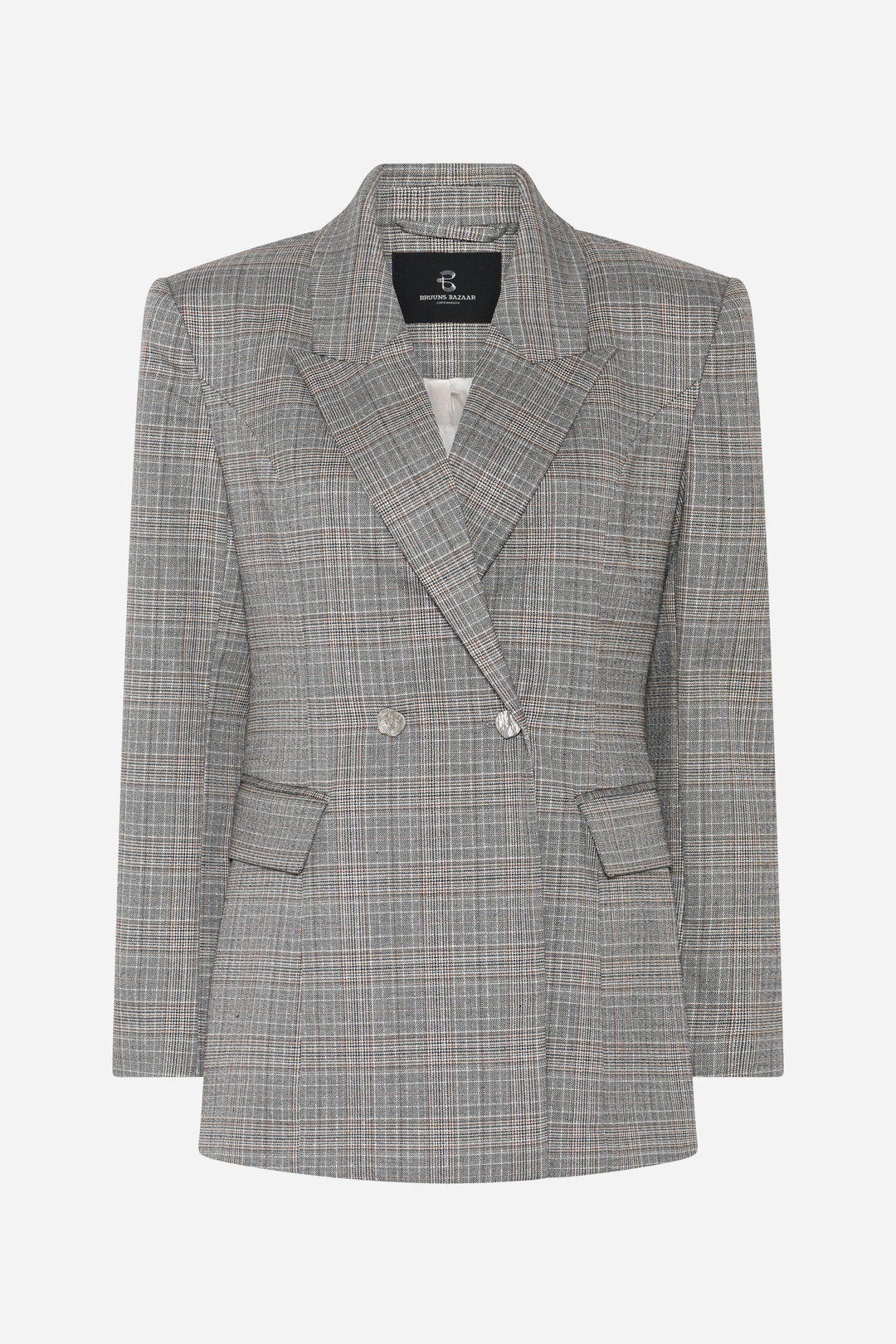 Bruuns Bazaar Women IpomoeaBBTuxana blazer Blazere Brown Check