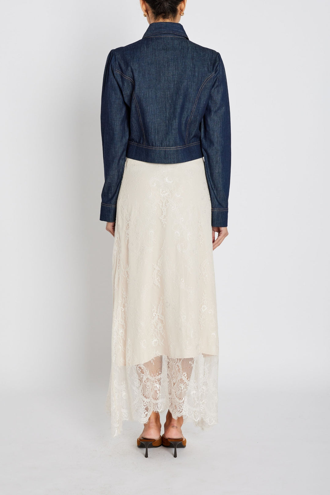 Bruuns Bazaar Women JuaniaBBIna nederdel Nederdele White Sand