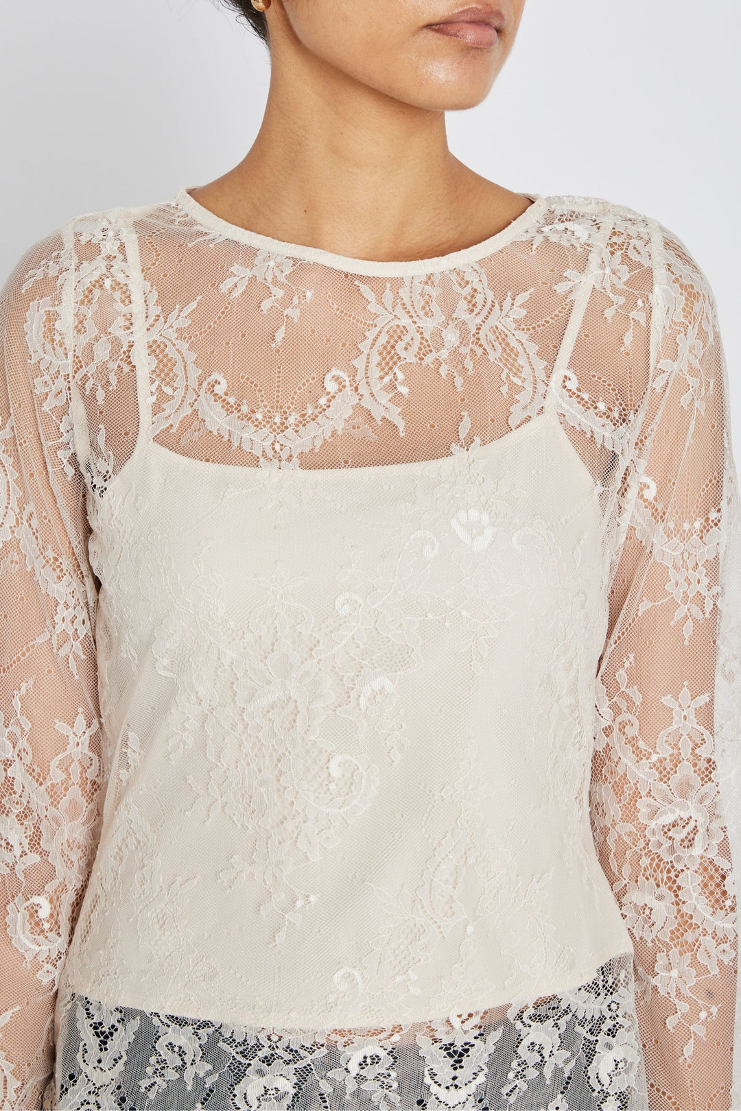 Bruuns Bazaar Women JuaniaBBSynvia bluse Bluser White Sand