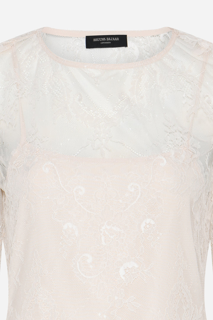 Bruuns Bazaar Women JuaniaBBSynvia bluse Bluser White Sand