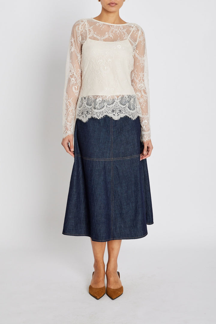 Bruuns Bazaar Women JuaniaBBSynvia bluse Bluser White Sand