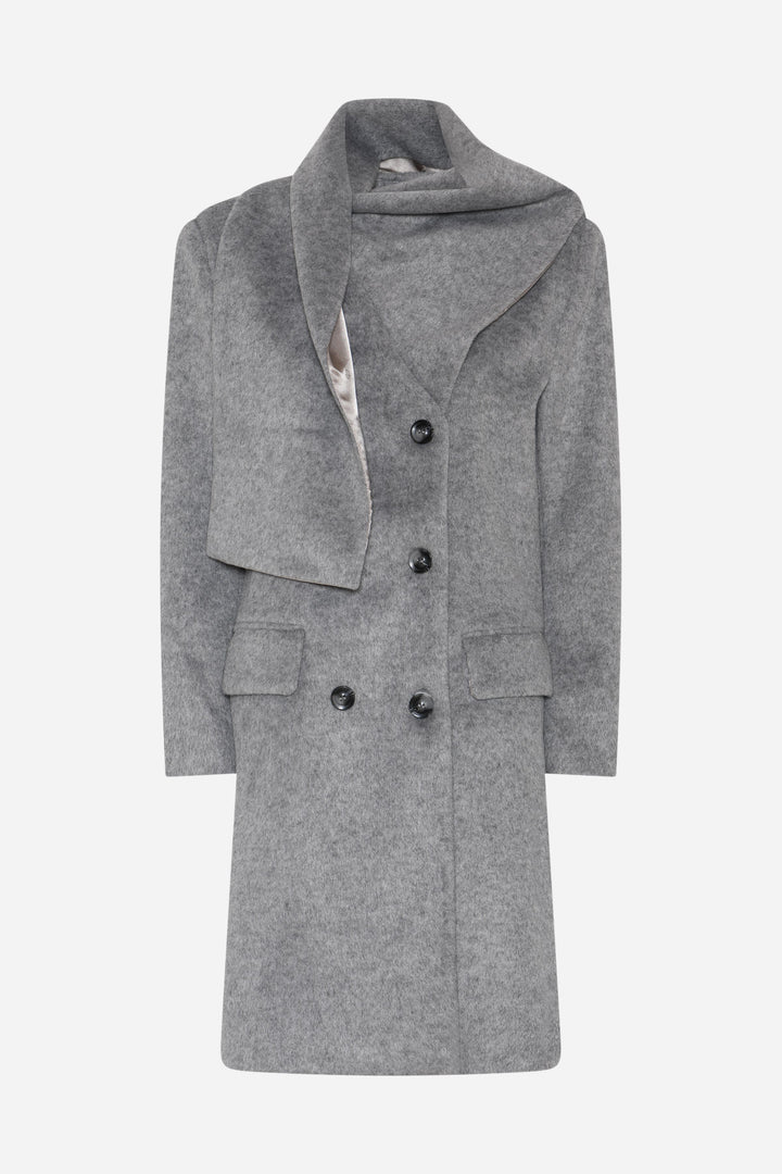 Bruuns Bazaar Women JubaBBAureve frakke Overtøj Grey Melange