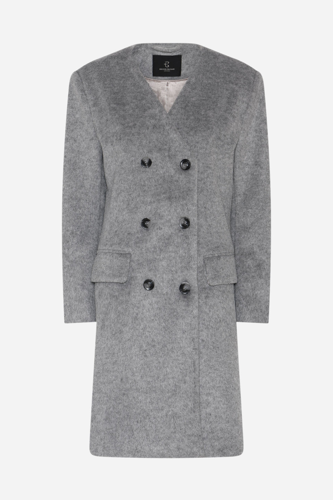 Bruuns Bazaar Women JubaBBAureve frakke Overtøj Grey Melange
