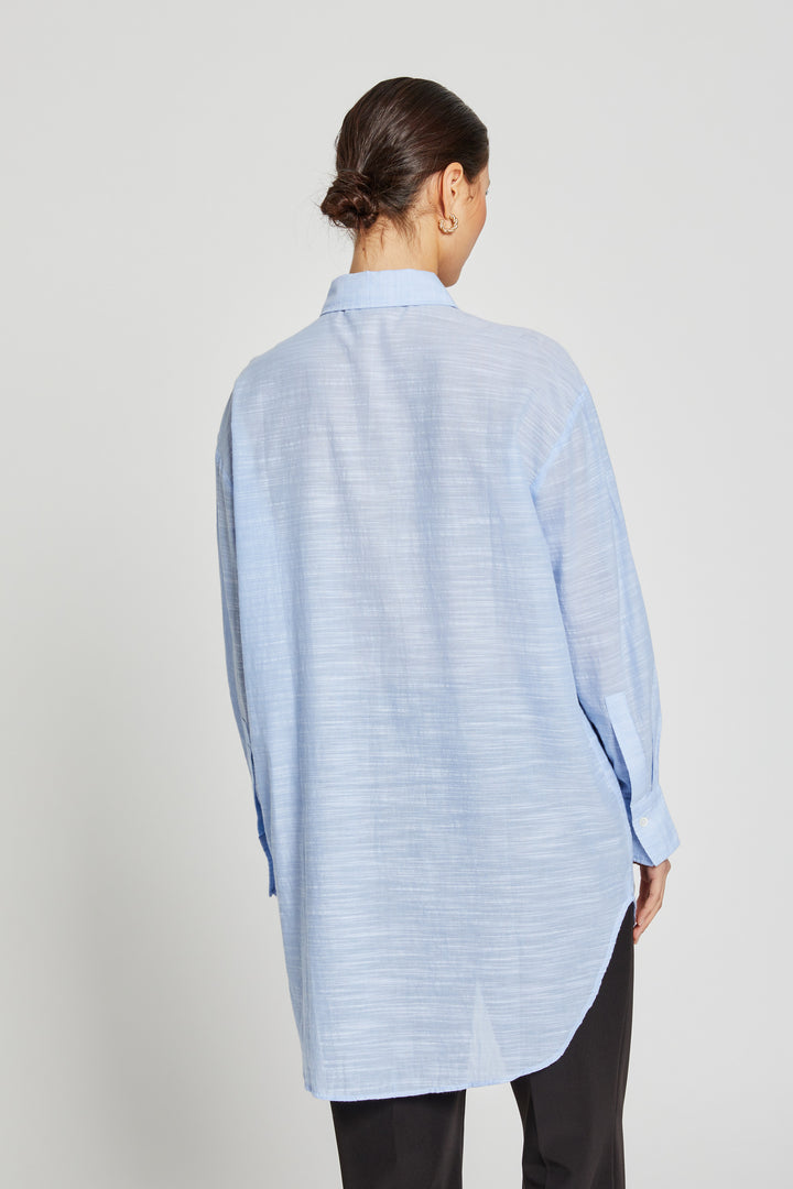Bruuns Bazaar Women JuniperusBBLong shirt Shirts Blue/White stripe