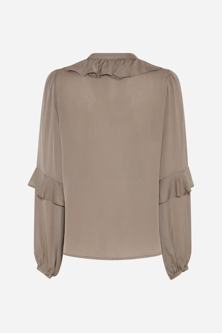 Bruuns Bazaar Women KamilleBBJolivia bluse Bluser Roasted cashew