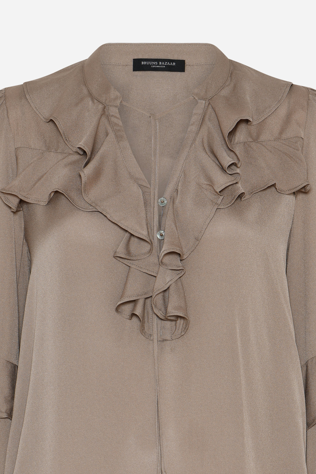 Bruuns Bazaar Women KamilleBBJolivia bluse Bluser Roasted cashew