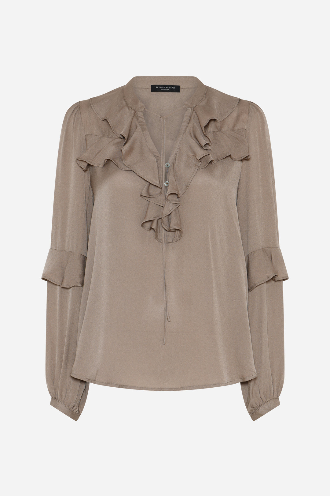 Bruuns Bazaar Women KamilleBBJolivia bluse Bluser Roasted cashew