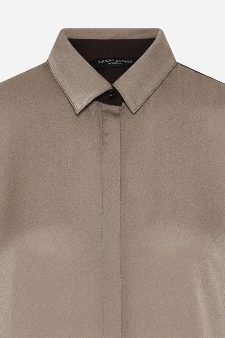 Bruuns Bazaar Women KamilleBBLure skjorte Skjorter Roasted cashew