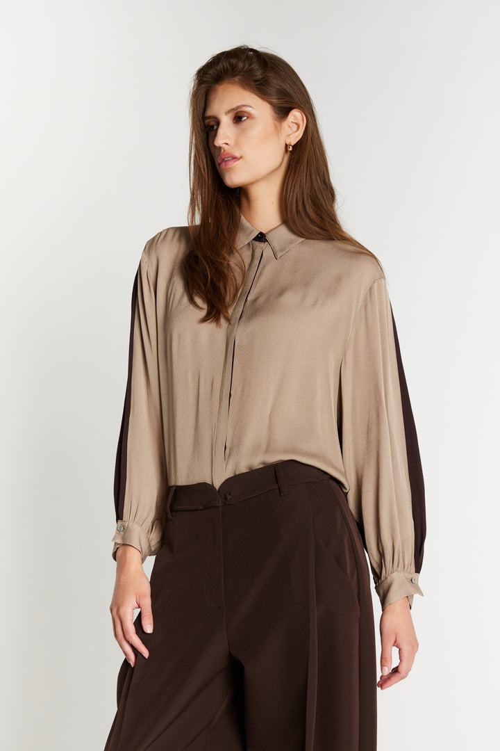 Bruuns Bazaar Women KamilleBBLure skjorte Skjorter Roasted cashew