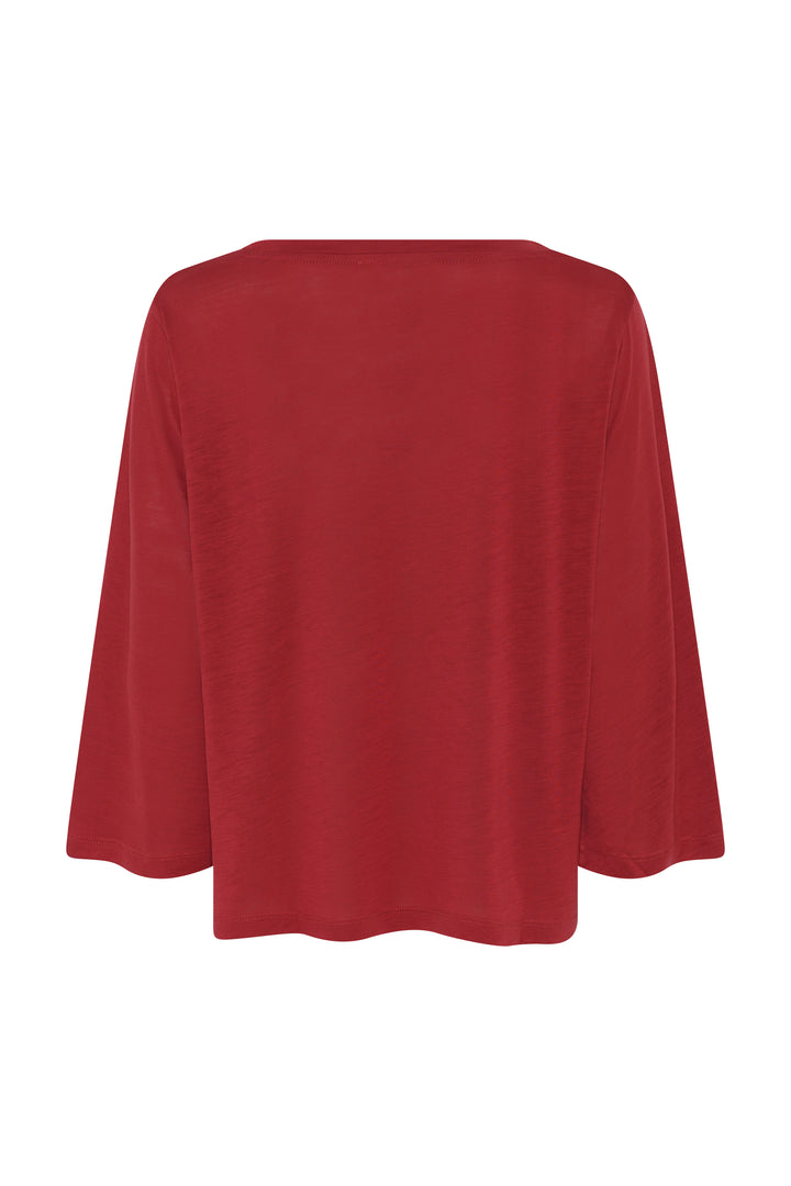 Bruuns Bazaar Women KatkaBBAalia bluse T-shirts Deep Claret