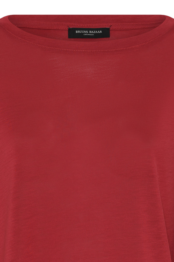 Bruuns Bazaar Women KatkaBBAalia bluse T-shirts Deep Claret