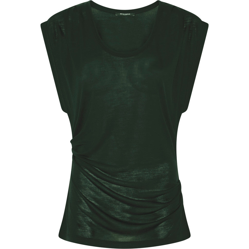 Bruuns Bazaar Women KatkaBBAki bluse T-shirts Dark green