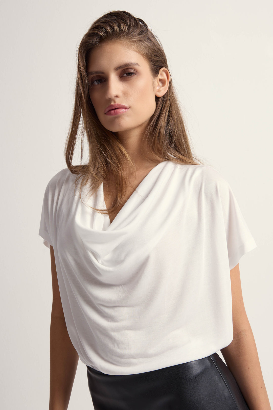 Bruuns Bazaar Women KatkaBBGinae bluse T-shirts Snow White