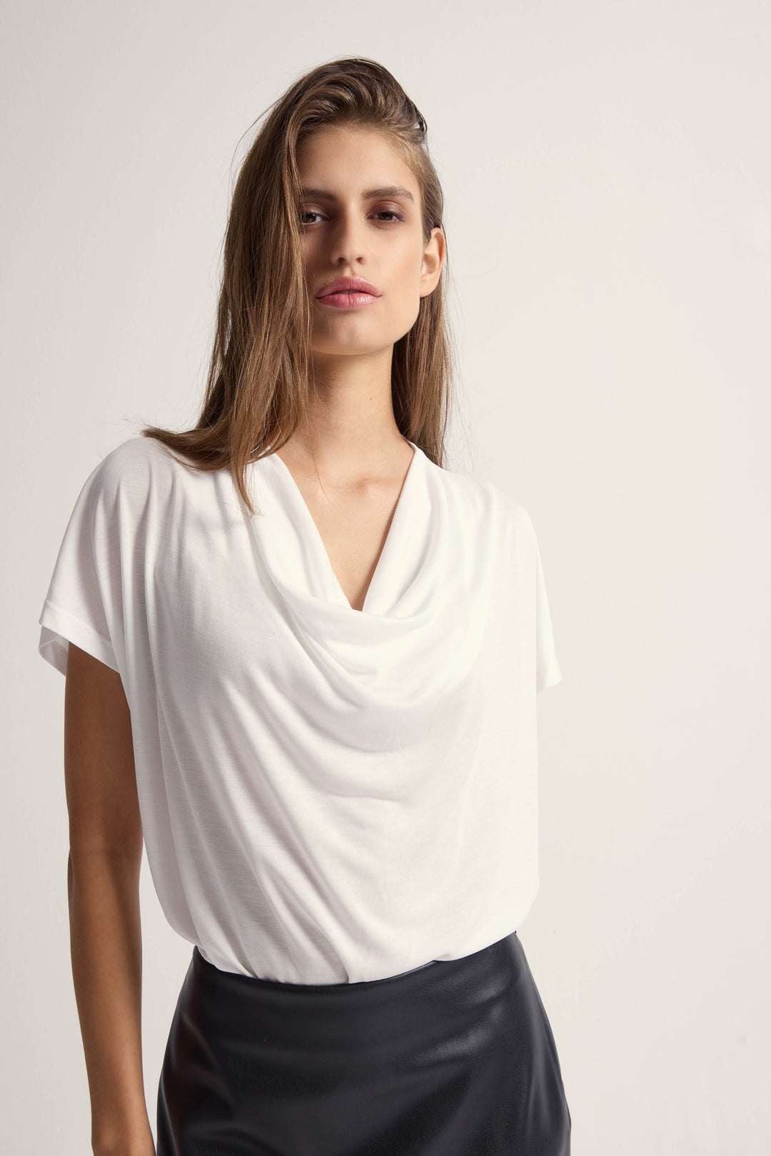 Bruuns Bazaar Women KatkaBBGinae bluse T-shirts Snow White