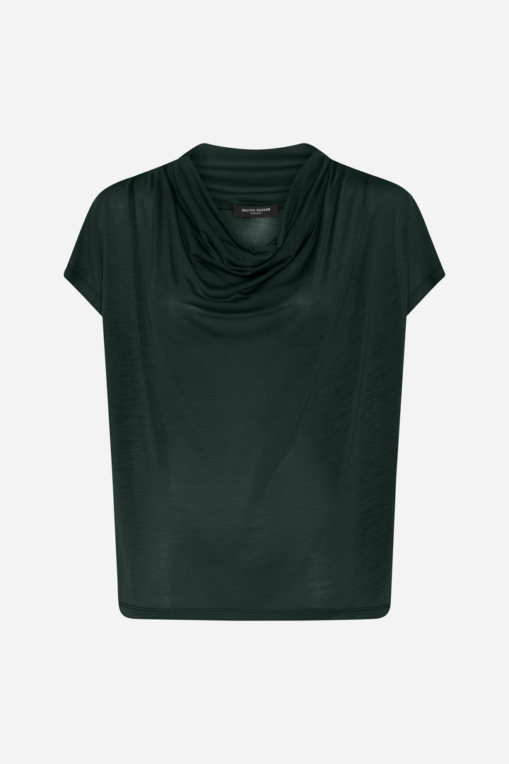 Bruuns Bazaar Women KatkaBBGinae bluse T-shirts Midnight Green