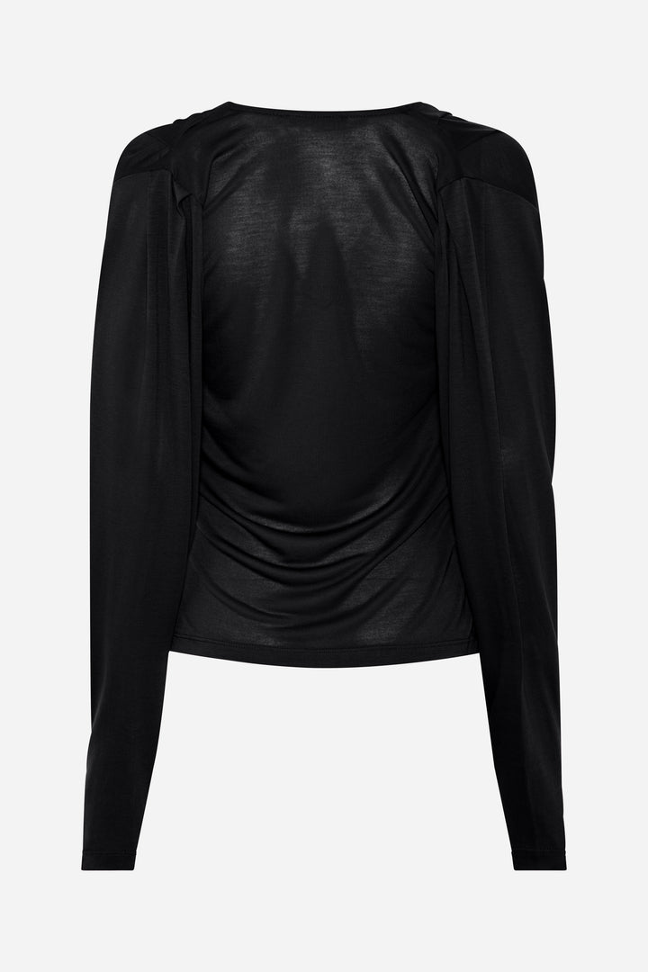 Bruuns Bazaar Women KatkaBBShauri bluse T-shirts Black