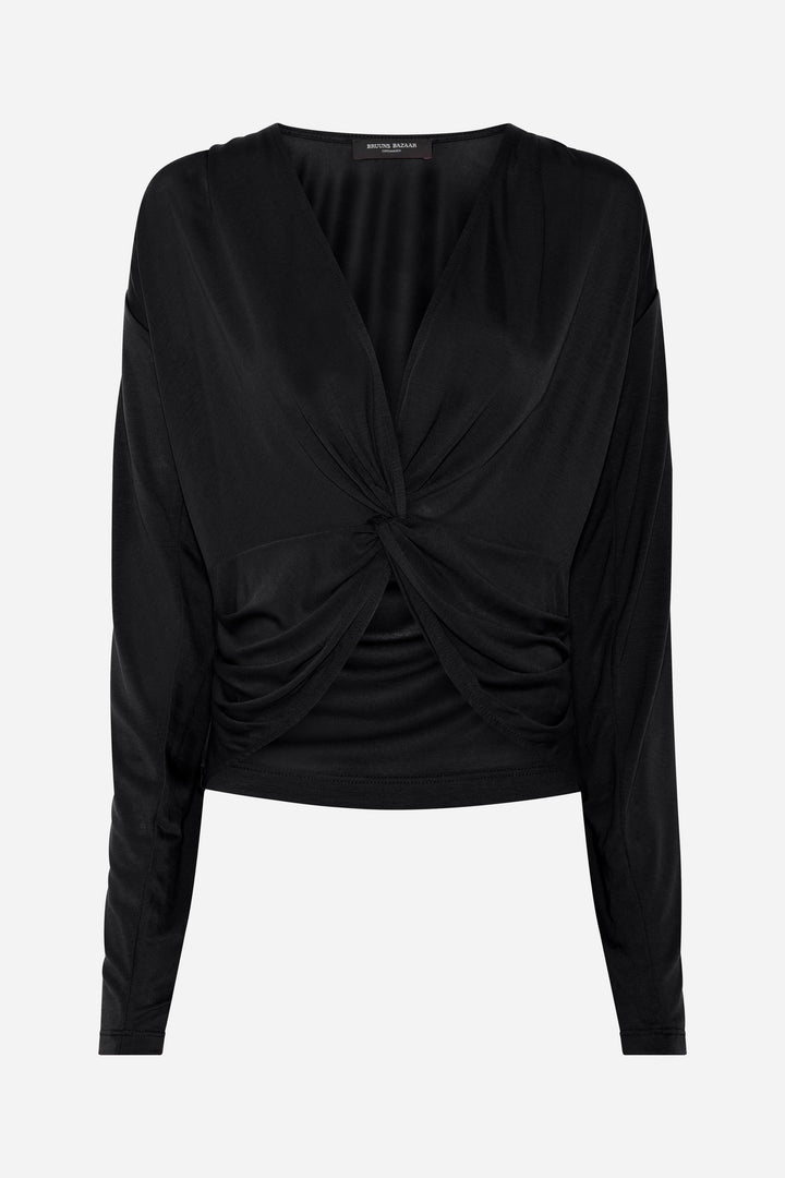 Bruuns Bazaar Women KatkaBBShauri bluse T-shirts Black