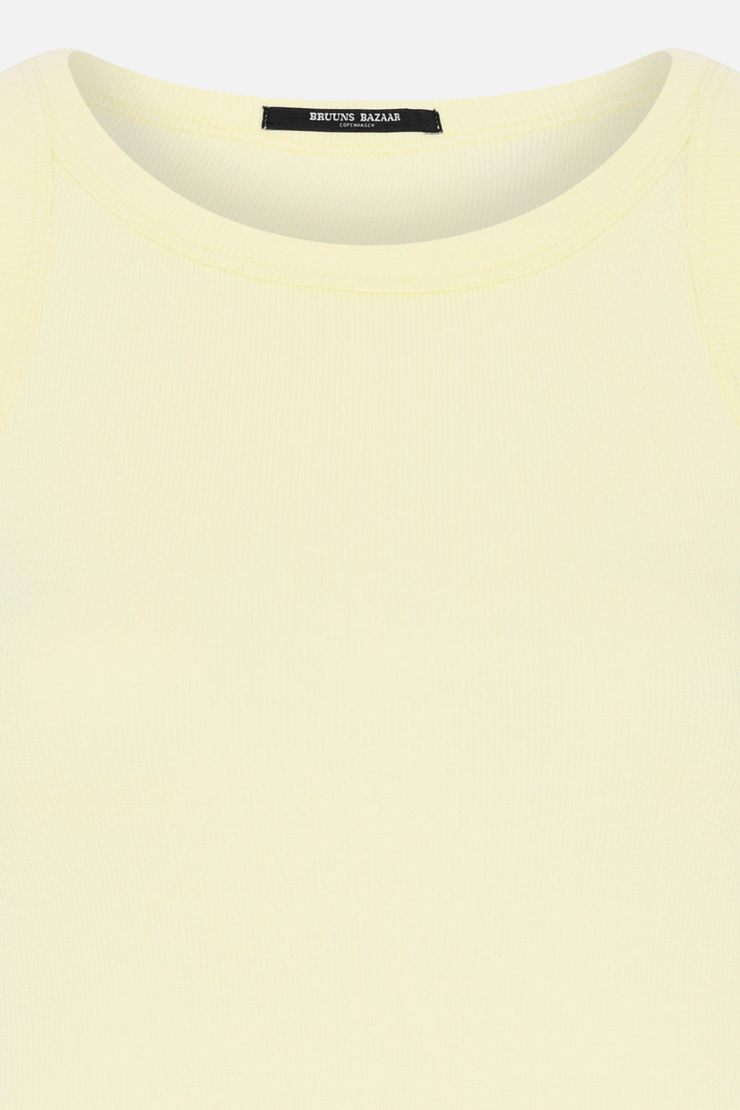 Bruuns Bazaar Women KatyBB Rib Tank top T-shirts Tender Yellow