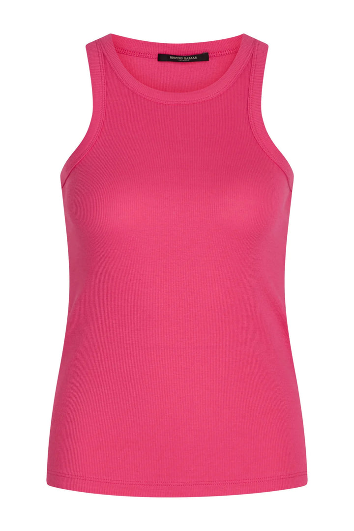 Bruuns Bazaar Women KatyBB Rib Tank top T-shirts Virtual pink