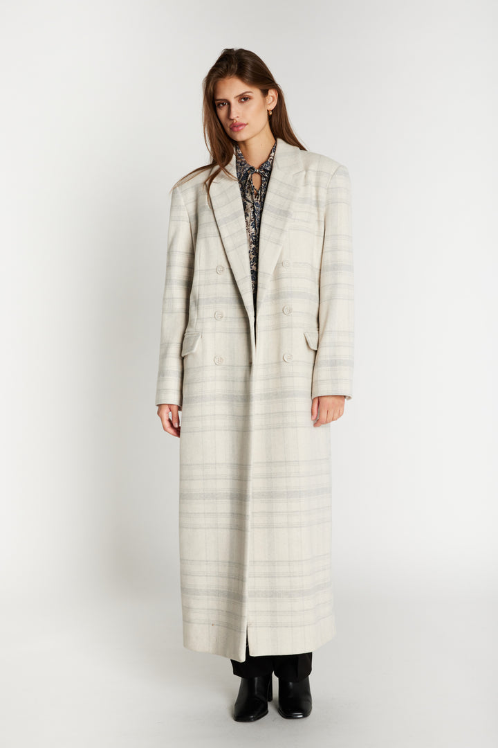 Bruuns Bazaar Women KentioBBAbellas frakke Overtøj Beige check