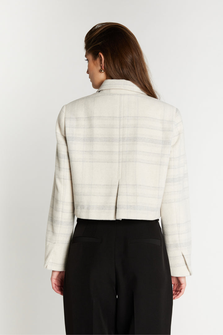 Bruuns Bazaar Women KentioBBTyrah jakke Overtøj Beige check