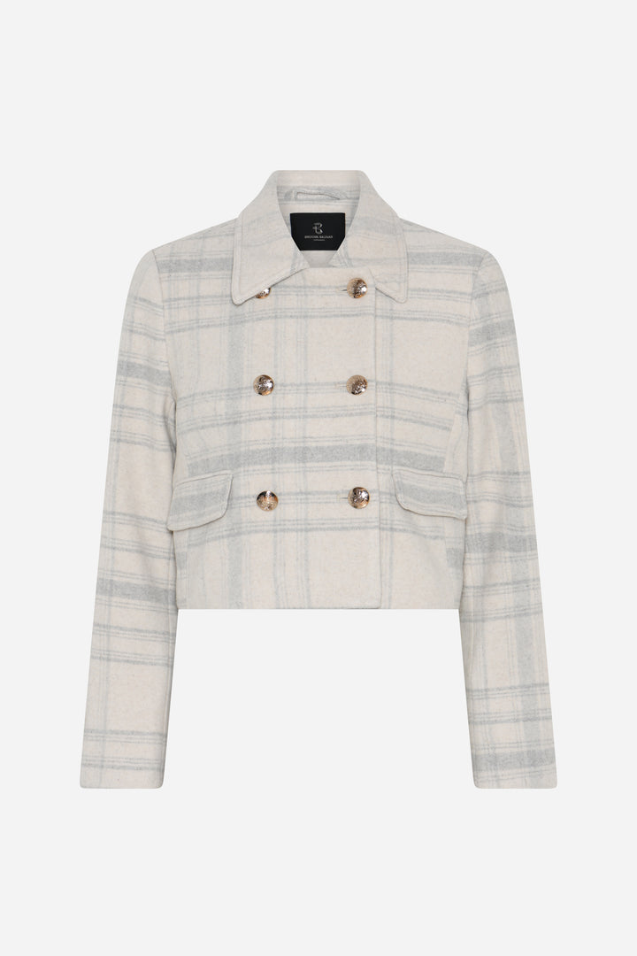 Bruuns Bazaar Women KentioBBTyrah jakke Overtøj Beige check
