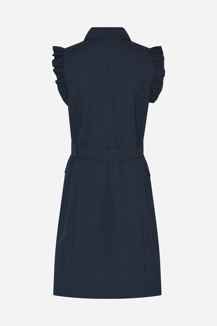 Bruuns Bazaar Women KerrioBBGauri kjole Kjoler Deep grey blue
