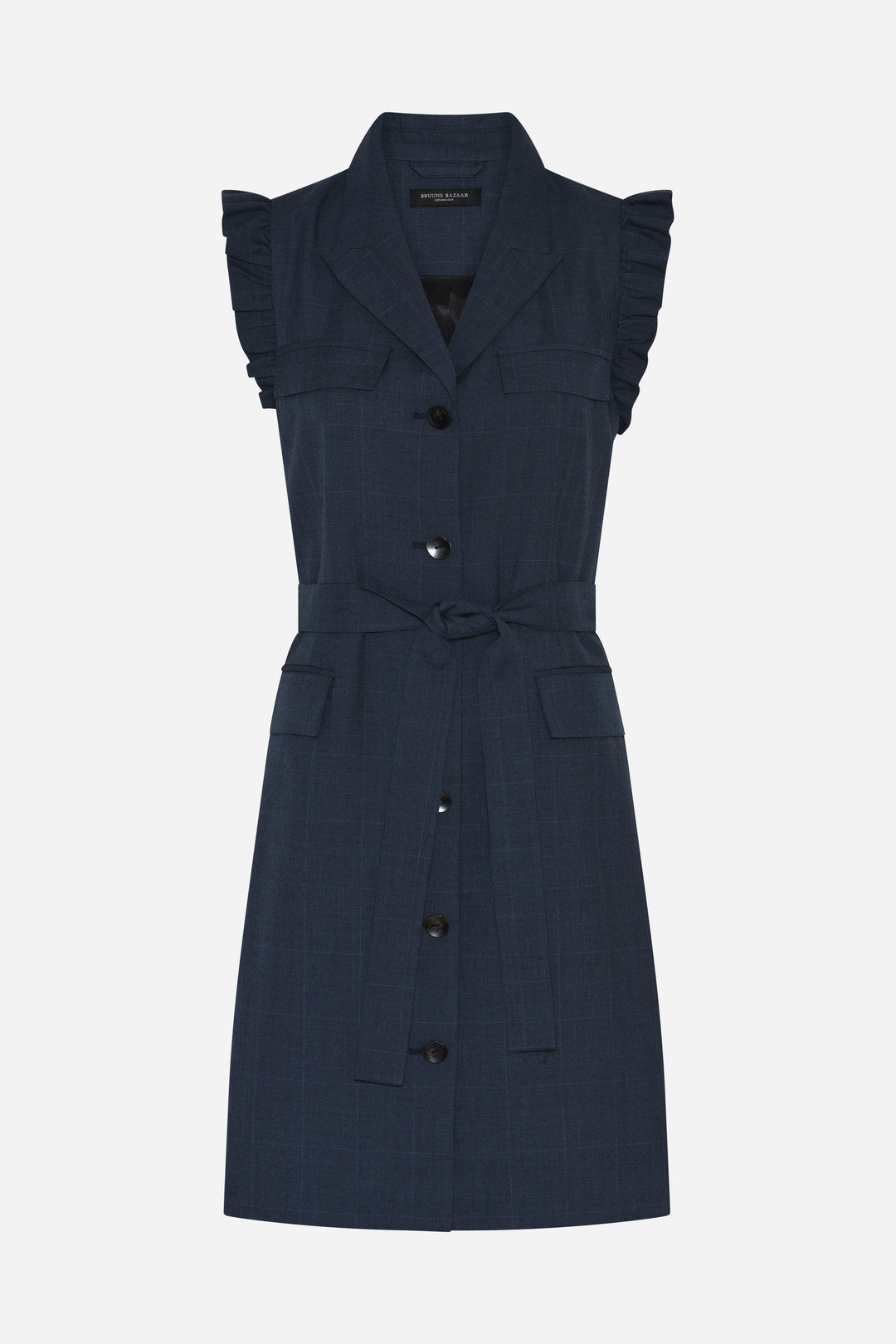Bruuns Bazaar Women KerrioBBGauri kjole Kjoler Deep grey blue