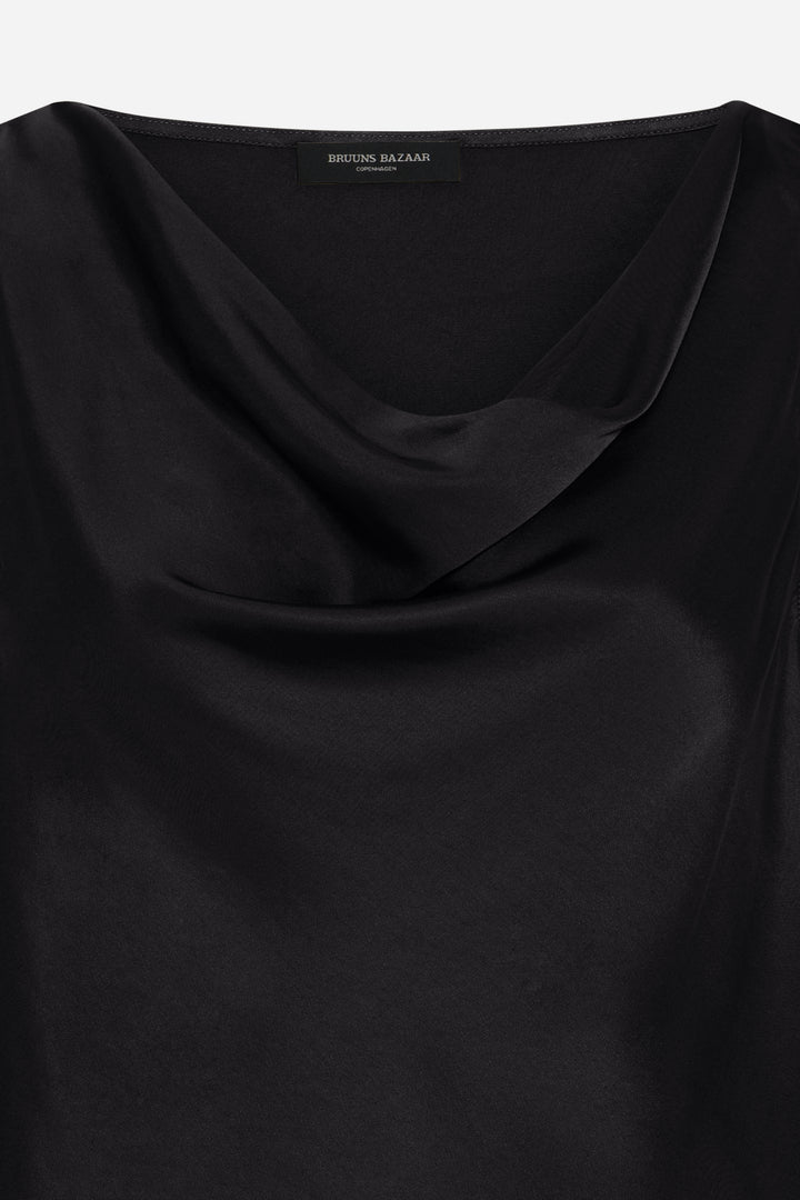 Bruuns Bazaar Women KorthalsiaBBCowl top Bluser Black