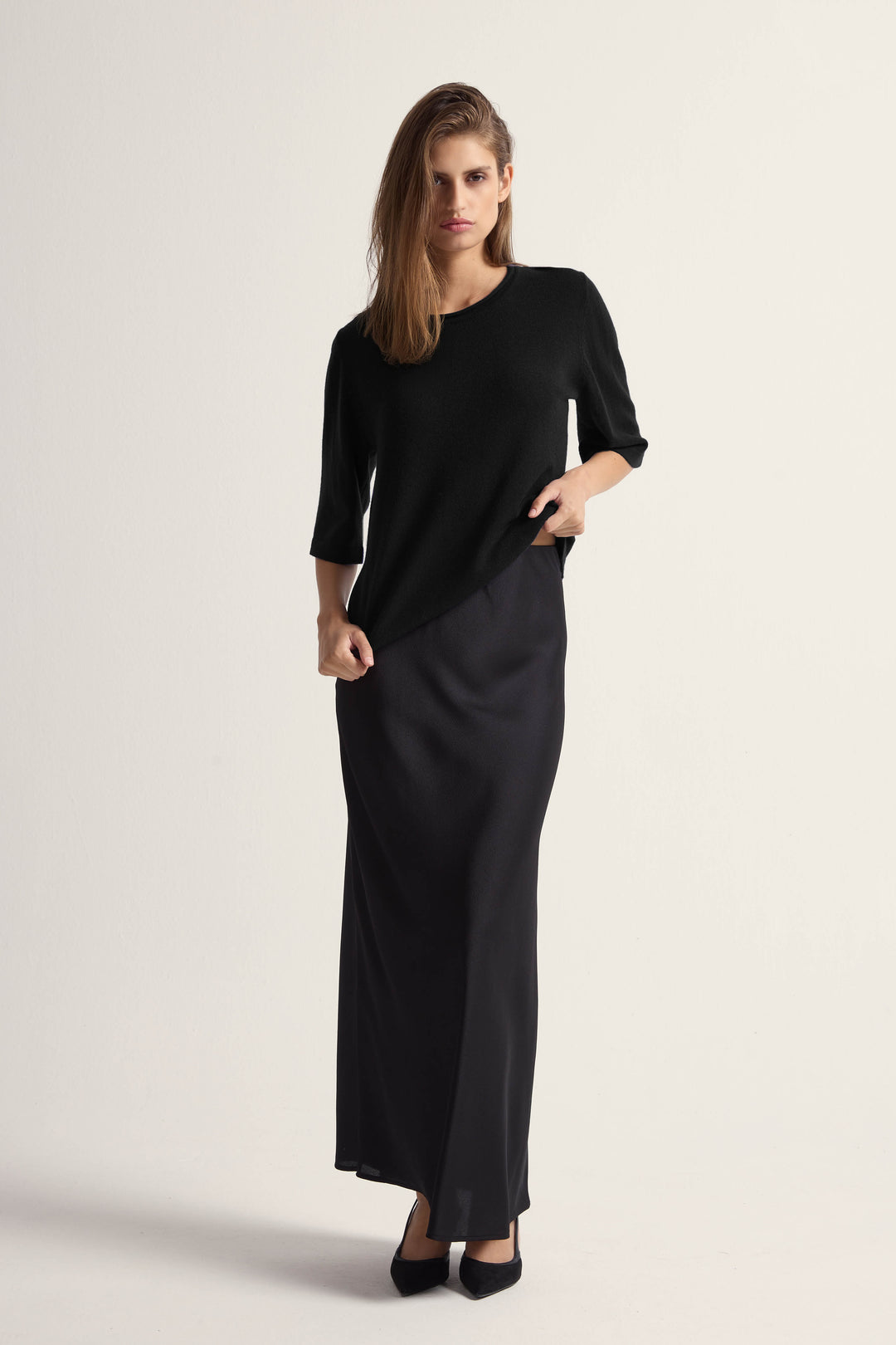 Bruuns Bazaar Women KorthalsiaBBJoanelle skirt Nederdele Black