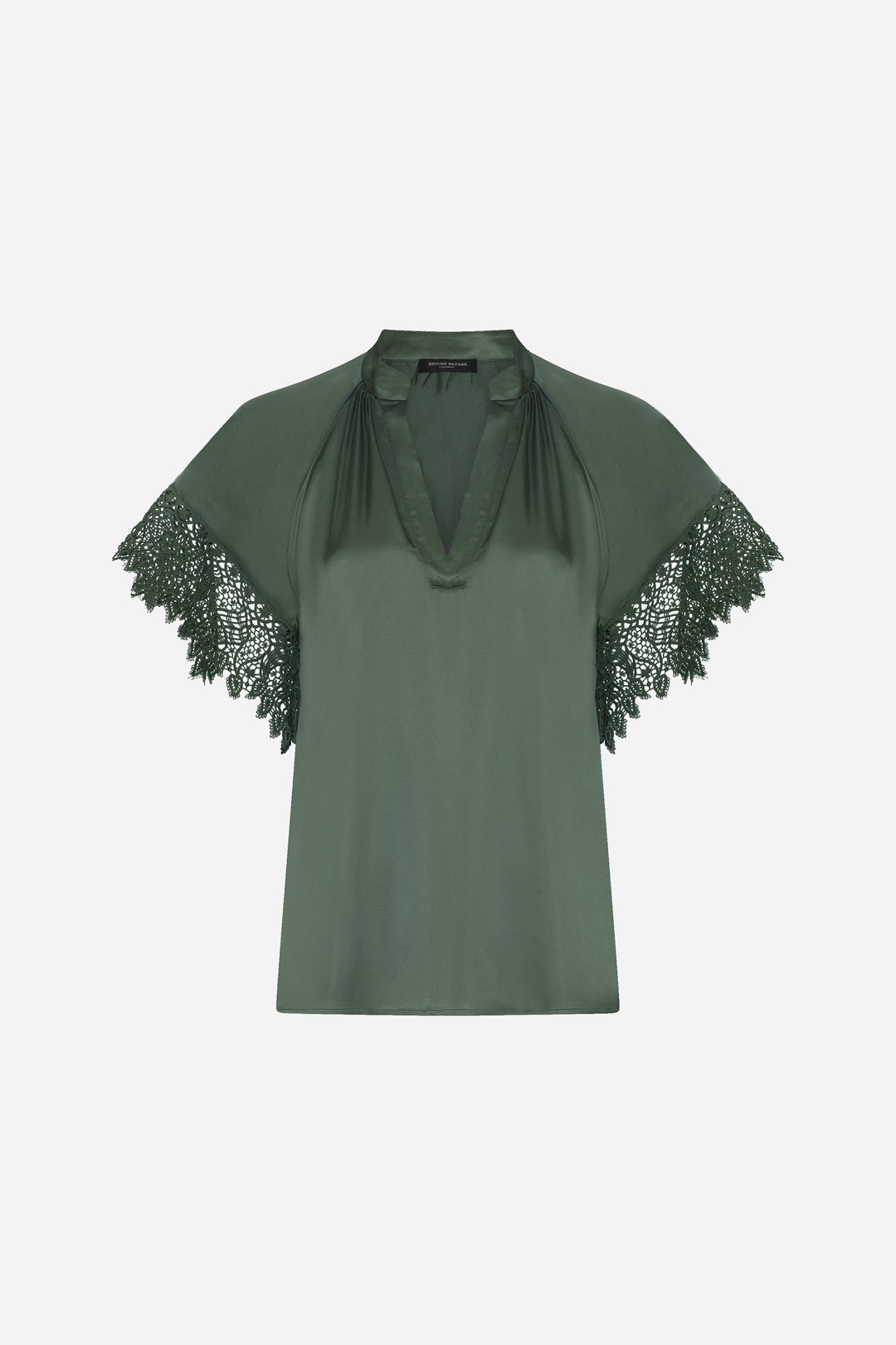 Bruuns Bazaar Women KorthalsiaBBWiny blouse Bluser Sweet Green