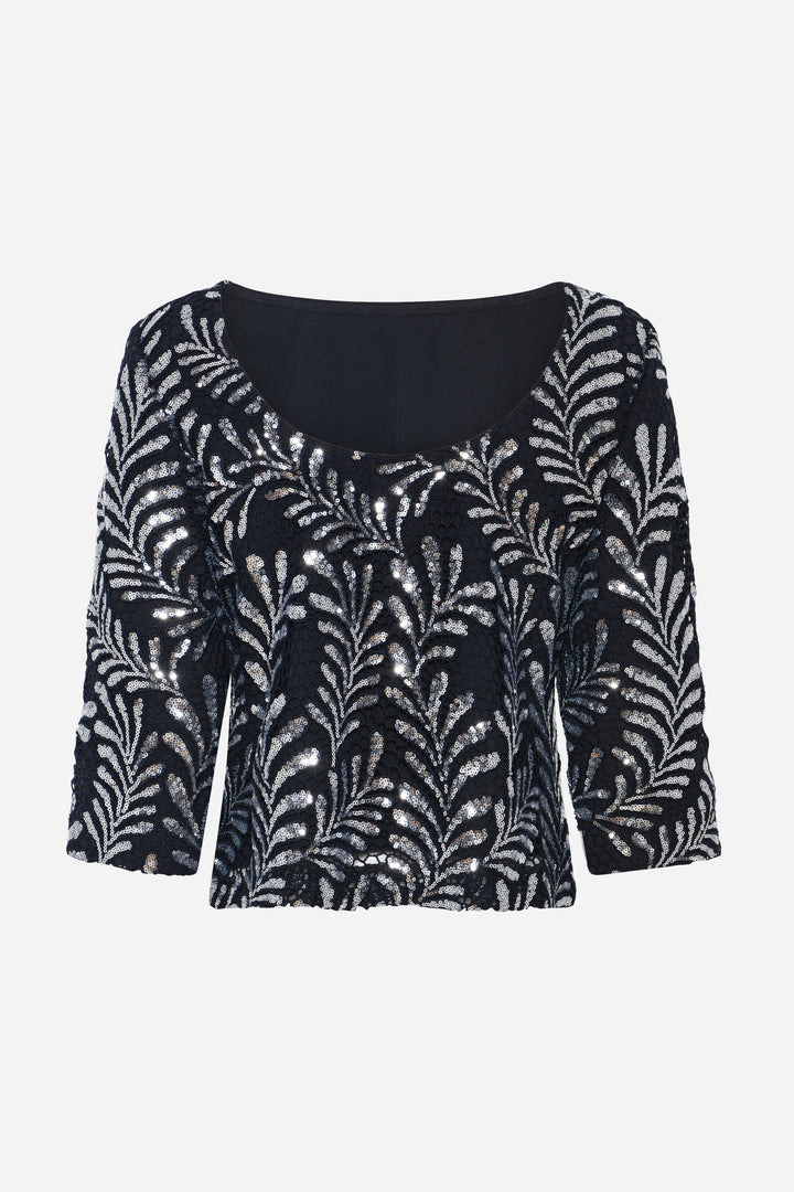 Bruuns Bazaar Women KumarahouBBIgnara bluse Bluser Dark blue silver