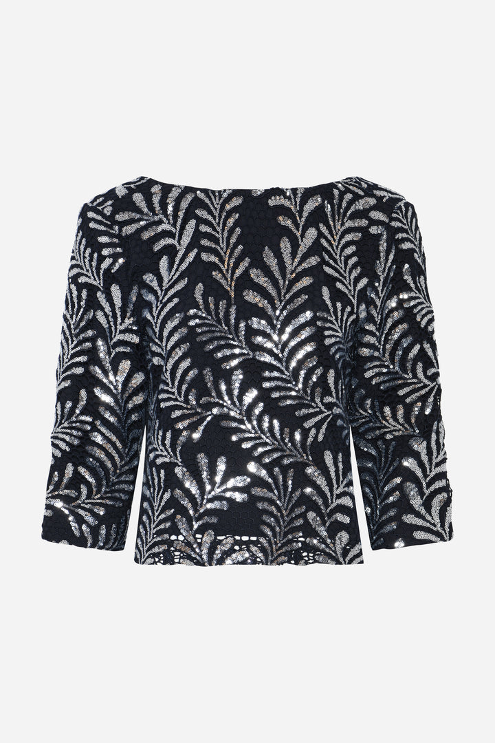 Bruuns Bazaar Women KumarahouBBIgnara bluse Bluser Dark blue silver