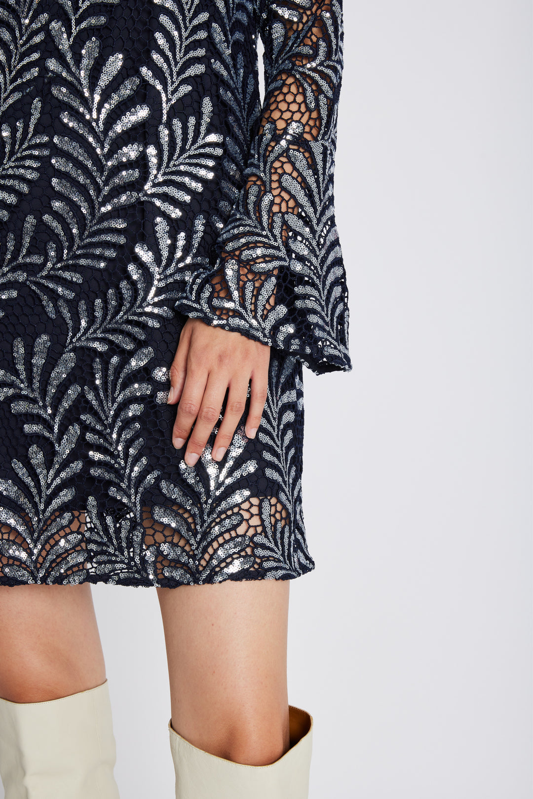 Bruuns Bazaar Women KumarahouBBXia kjole Kjoler Dark blue silver