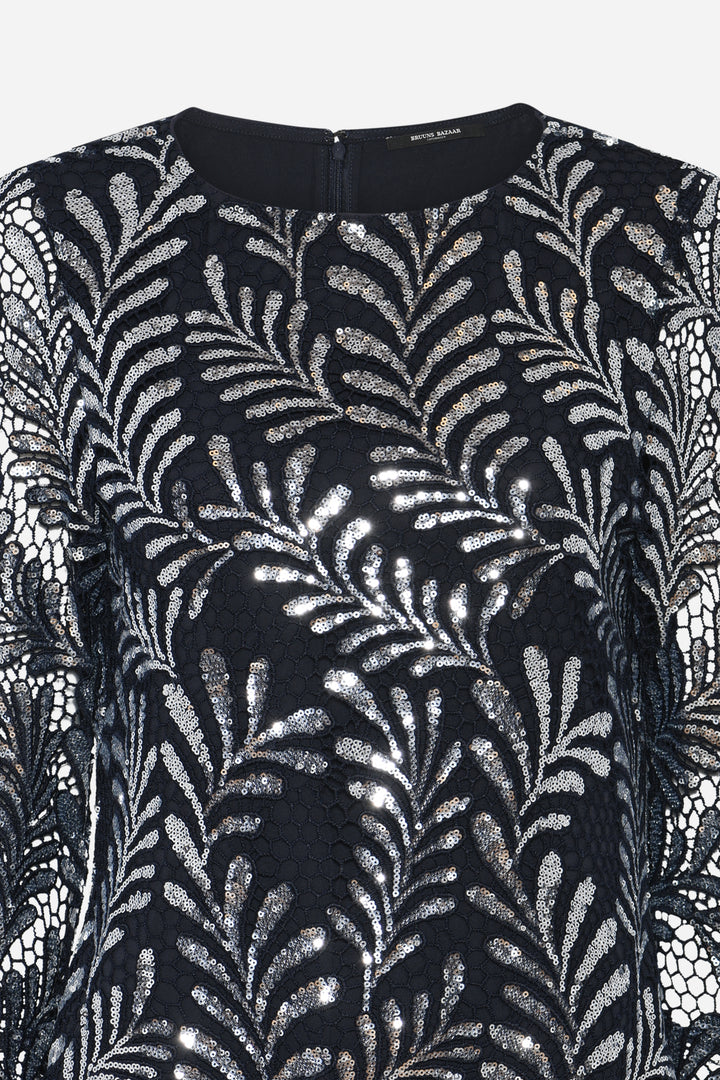 Bruuns Bazaar Women KumarahouBBXia kjole Kjoler Dark blue silver