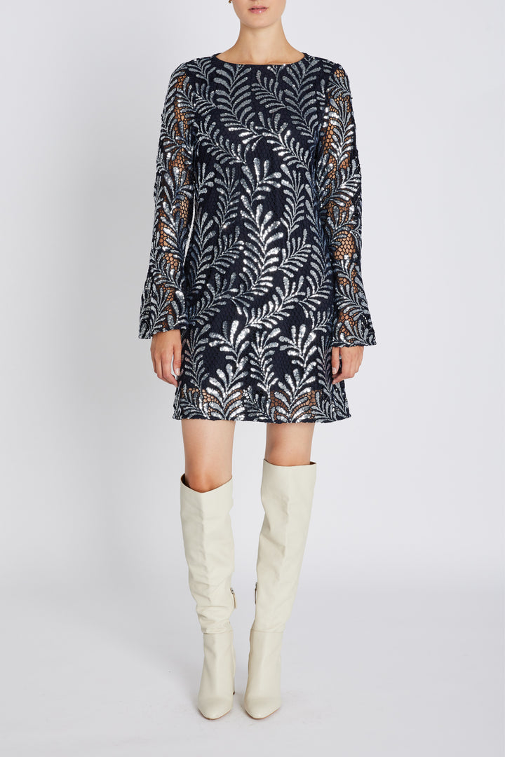 Bruuns Bazaar Women KumarahouBBXia kjole Kjoler Dark blue silver