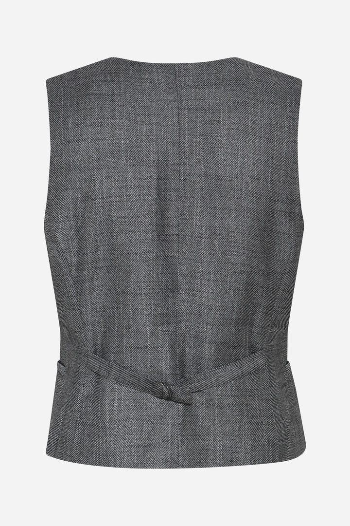 Bruuns Bazaar Women KuraBBBielle vest Vest Grey Herringbone