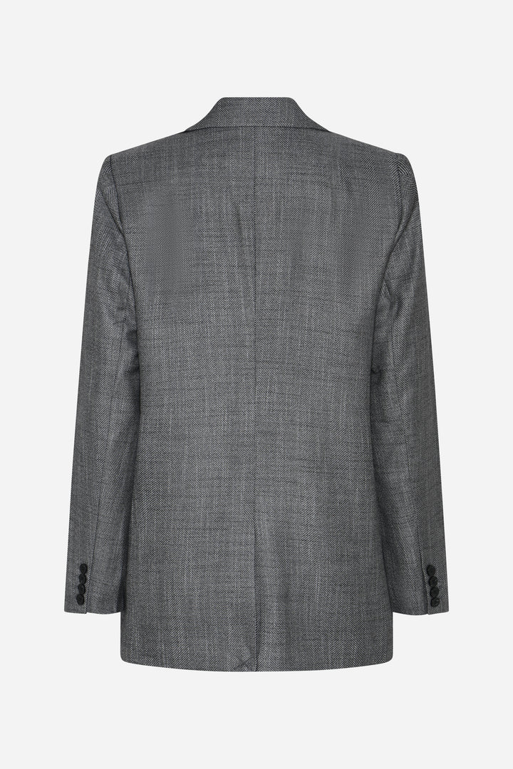 Bruuns Bazaar Women KuraBBFrida blazer Blazere Grey Herringbone