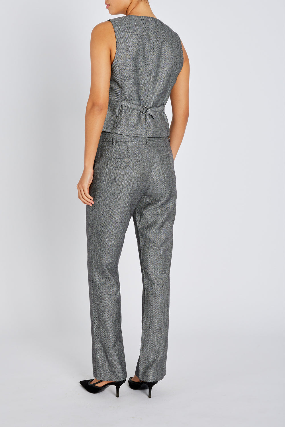 Bruuns Bazaar Women KuraBBVilda bukser Bukser Grey Herringbone