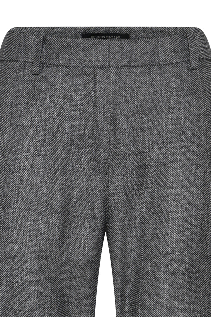 Bruuns Bazaar Women KuraBBVilda bukser Bukser Grey Herringbone