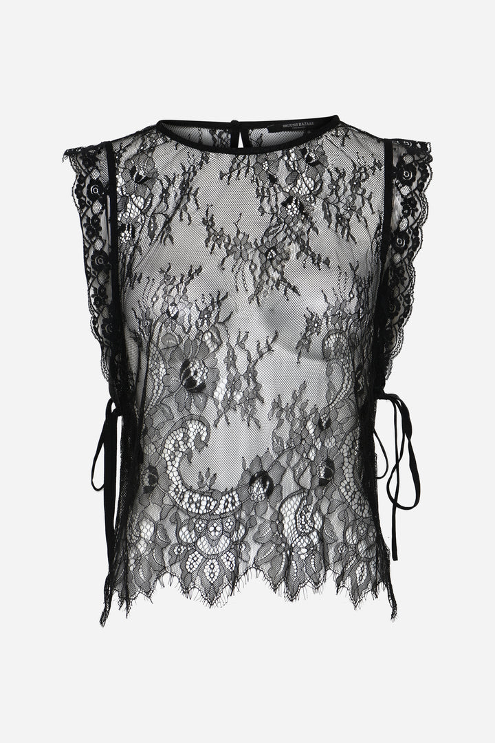 Bruuns Bazaar Women LaccoBBLisia top Bluser Black