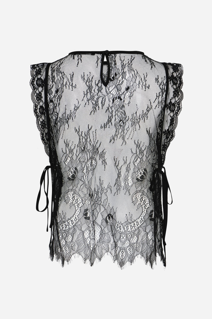 Bruuns Bazaar Women LaccoBBLisia top Bluser Black