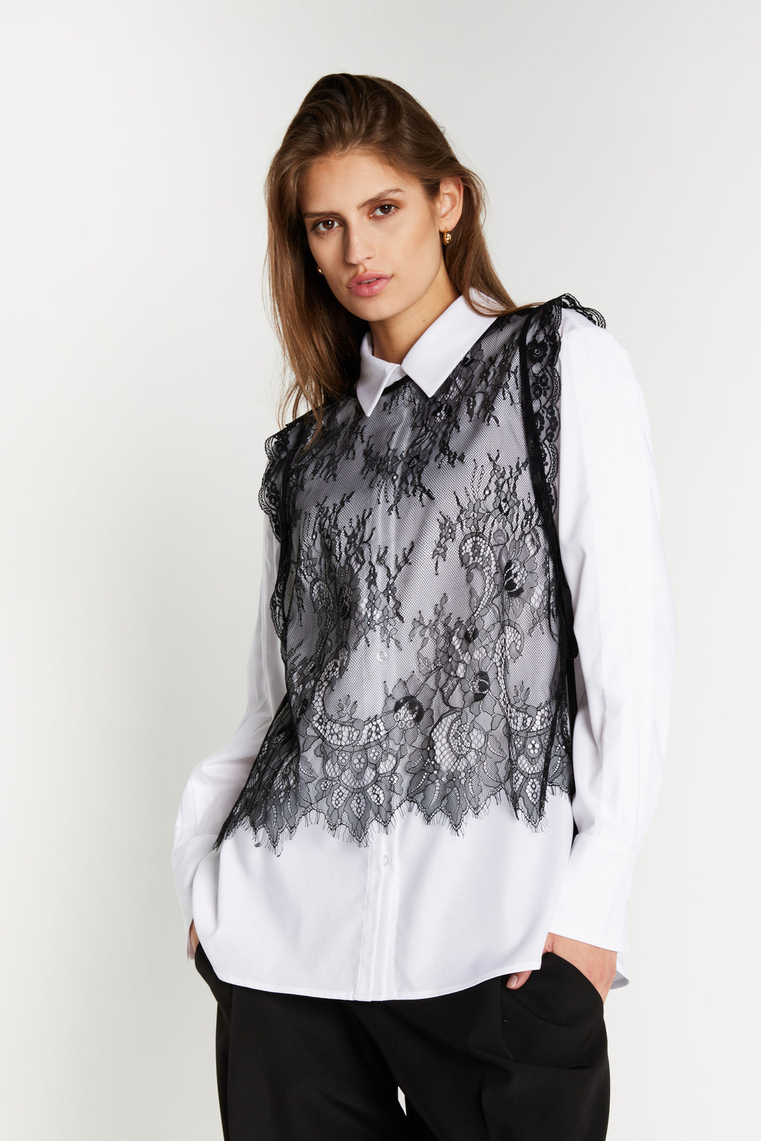 Bruuns Bazaar Women LaccoBBLisia top Bluser Black