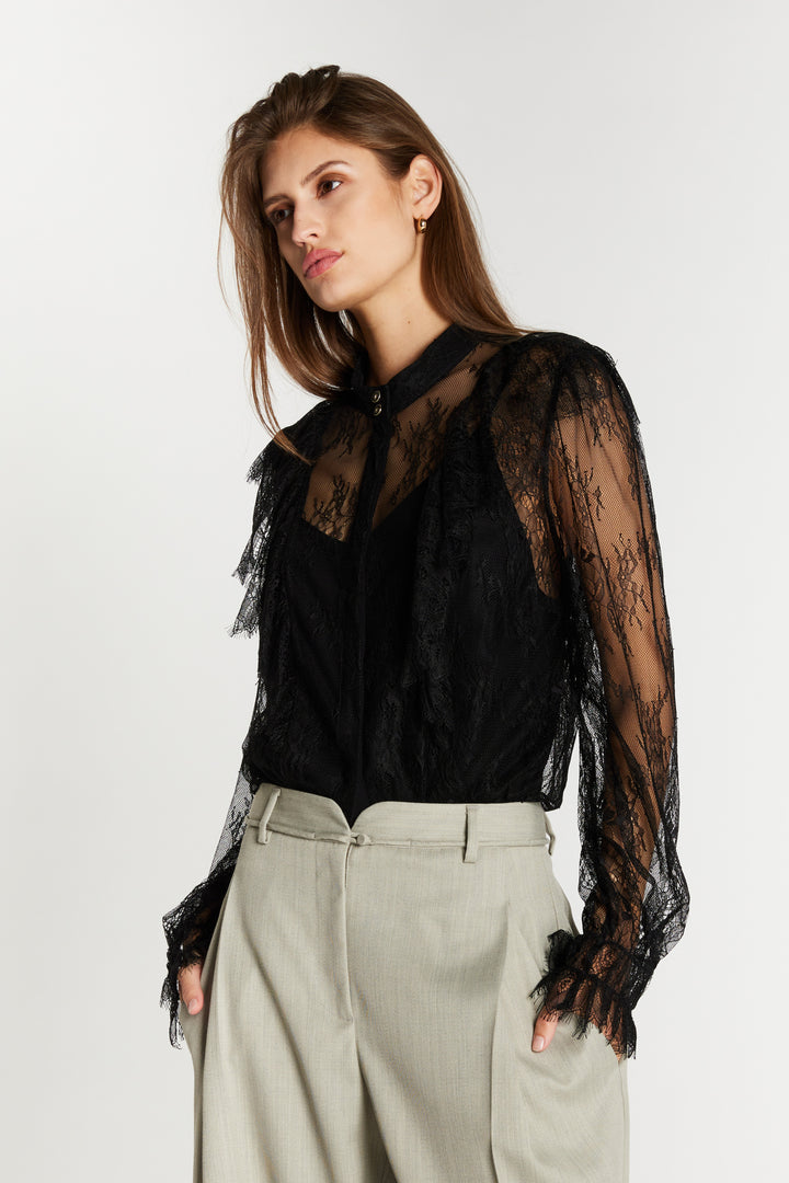 Bruuns Bazaar Women LaccoBBYonas skjorte Skjorter Black